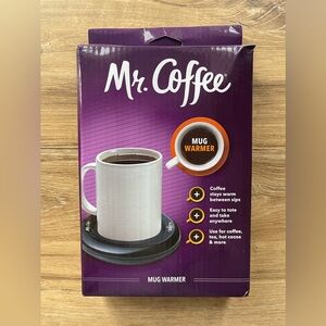 Mr. Coffee Electric Mug Warmer Keeps Your Coffee Tea Cocoa Warm NIB Sunbeam